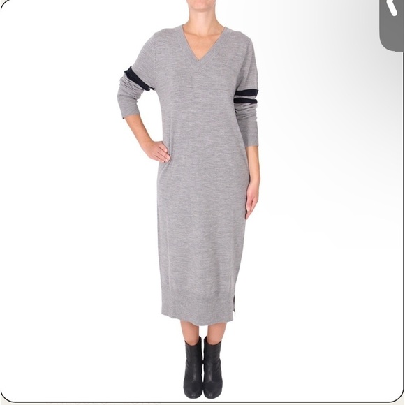 T BY ALEXANDER WANG / WOMEN /
DRESSES / LONG
RUGBY STRIPE COLUMN DRESS - Picture 1 of 10